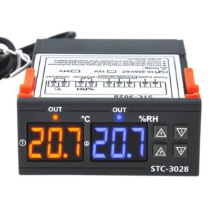Termostato digital para Temperatura y Humedad STC-3028