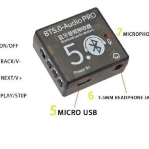 Receptor Bluetooth 5.0 con Reproductor MP3
