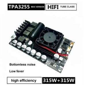 Mini amplificador de potencia 315W RMS Estereo TPA3255