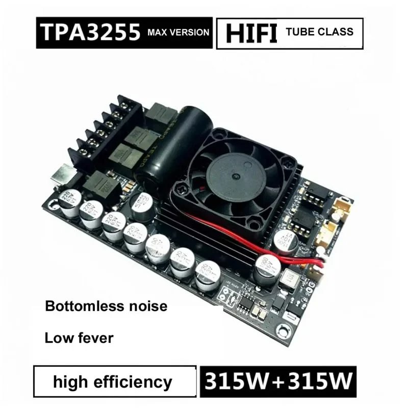Mini amplificador de potencia 315W RMS Estereo TPA3255