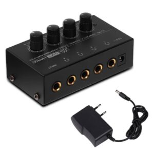 Amplificador de Auriculares Estéreo Compacto – 4 Canales