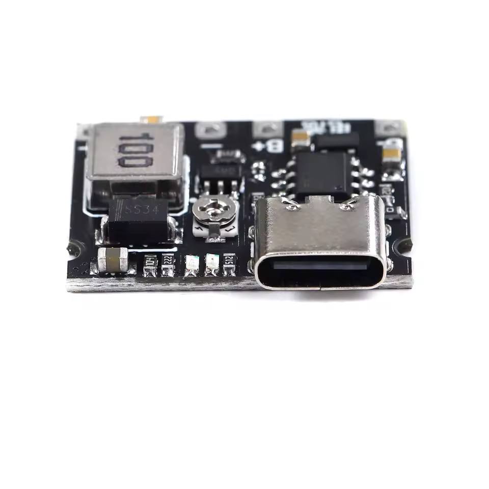 Módulo cargador de baterías litio Li-ion 18650 de 3,7 V módulo elevador de DC-DC TP4056 - Imagen 4