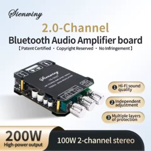 Mini Amplificador YS-1002T Bluetooth HiFi 100W+100W