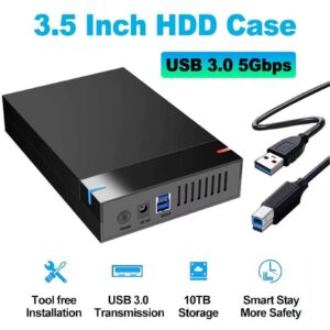 Case Externo 3.5" USB 3.0 SATA III 10Tb