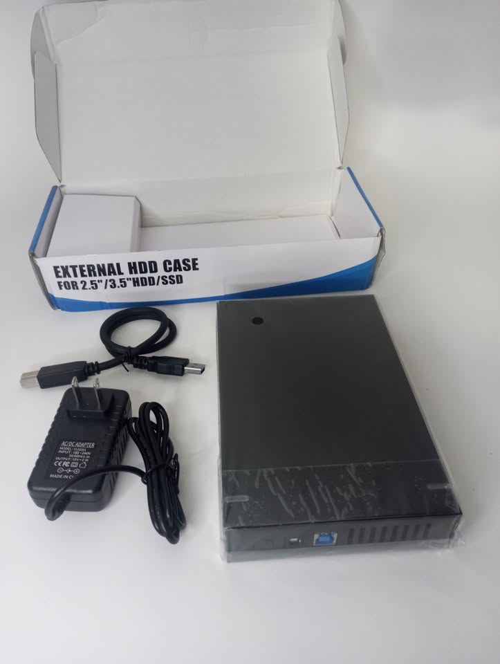 Case Externo 3.5" USB 3.0 SATA III - Disco Duro Externo HDD/SSD hasta 10TB - Imagen 3