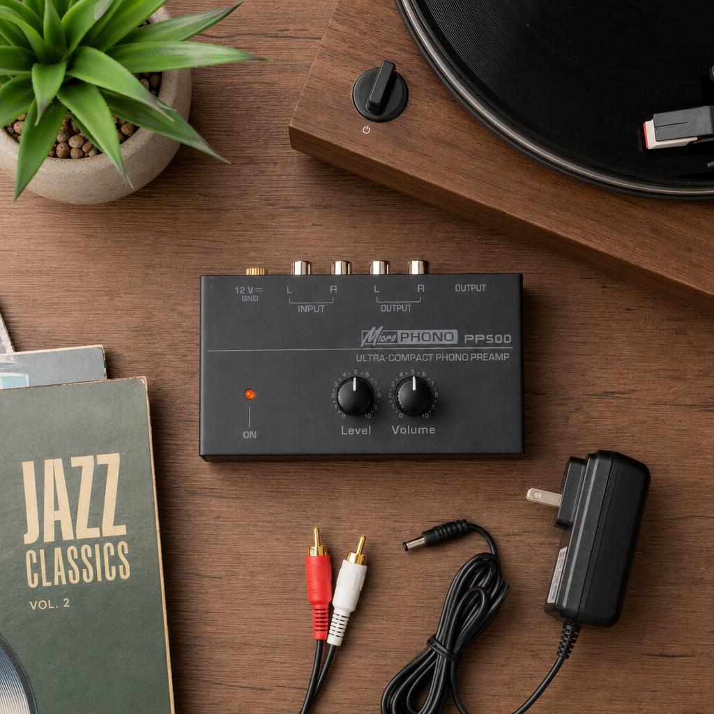 Preamplificador Phono PP500 para Tocadiscos – Sonido Vinilo HiFi - Imagen 8